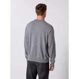 Calvin Klein Mens Cotton Crew Neck Sweatshirt In Grey