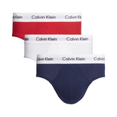 Calvin Klein Hip Brief 3 Pack In White Multi