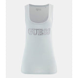 Guess Womens Embellished Tank Top In Mint