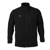 Sniper Mens Warm Fleece Zipper Top Jacket In Black