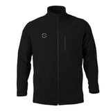 Sniper Mens Warm Fleece Zipper Top Jacket In Black
