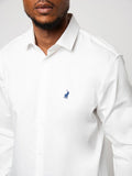 Polo Mens Custom Fit Greig Shirt In White