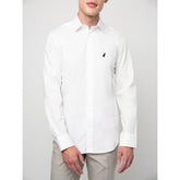 Polo Mens Christian Slim Fit Long Sleeve Shirt In White