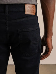 Polo Mens Simon Straight Leg Jean Black