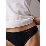 Calvin Klein Qd3558E Thong 3Pk Black