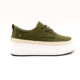 Butterfly Feet Ladies Olive/White Senhora 22 Shoes