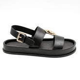 Polo Kiddies Moulded Trim Sandals In Black