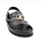 Polo Kiddies Moulded Trim Sandals In Black
