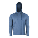 Watamu Mens Jozini Performance Hoody Long Sleeves T-Shirt In Riviera