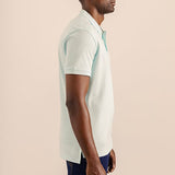 Polo Mens Classic Pique Short Sleeves Golfer In Turquoise