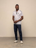 Polo 0041366 Mens Sport Ss Qrt Zip Golfer White