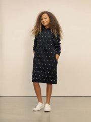 Polo 0042265 Girls Keira Hooded Monogram Sweater Dress