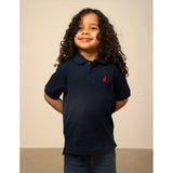 Polo Boys Austin Short Sleeve Golfer In Navy