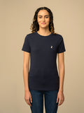 Polo Womens Allie Short Sleeves T-Shirt In Navy