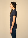 Polo Womens Allie Short Sleeves T-Shirt In Navy