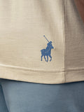 Polo Mens Sport Flock Logo T-Shirt In Grey