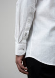 Polo Mens Classic Linen Shirt In White