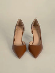 Polo 0050510 Womens Classic Pump Heels Tan