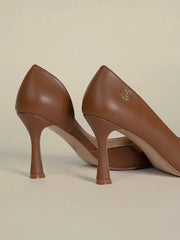 Polo 0050510 Womens Classic Pump Heels Tan