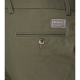 Ben Sherman Mens Straight Fit Chinos In Olive