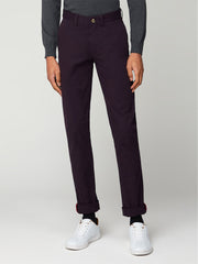 Ben Sherman Dark Purple Stretch Slim Chino Pants