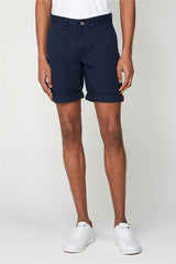 Bene Sherman Mens Straight Fit Chino Shorts In Navy