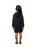 Polo Girls Naomi Long Sleeve Printed Sweater Dress In Navy