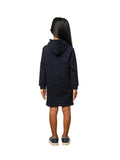 Polo Girls Naomi Long Sleeve Printed Sweater Dress In Navy