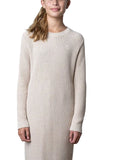 Polo Girls Addison Knitted Dress In Taupe