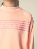 Polo Girls Skylar Printed Sweatshirt In Peach