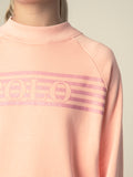 Polo Girls Skylar Printed Sweatshirt In Peach