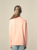 Polo Girls Skylar Printed Sweatshirt In Peach