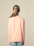 Polo Girls Skylar Printed Sweatshirt In Peach