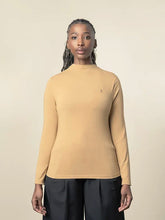 Polo Womens Alice Long Sleeve Second Skin Camel