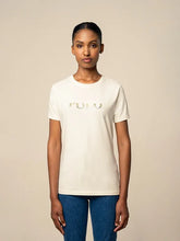 Polo Womens Mbali Short Sleeve Sequin T-Shirt Off White