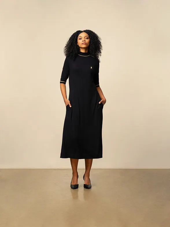 Polo Womens Nia Ms Dress Black – Sedgars SA