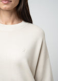 Polo Womens Tiffany Knitted Top In Oatmeal