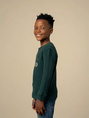 Polo 0055418 Boys Pantrick Textured Ls Tee Forest