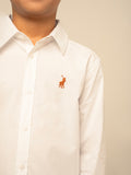 Polo Boys Nicholas Ls Shirt White