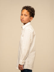 Polo Boys Nicholas Ls Shirt White