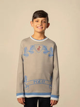 Polo Boys William Wreath Sweater Grey