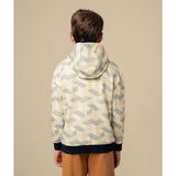 Polo Boys Blake Monogram Long Sleeves Hoody In Blue Multi