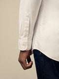 Polo Mens Long Sleeve Oxford Shirt In White