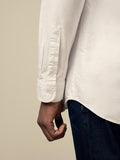 Polo Mens Long Sleeve Oxford Shirt In White