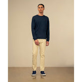 Polo Mens Essential Crew neck Long Sleeve T-Shirt In Navy