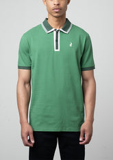 Polo Mens Tipped Pony Golfer In Green
