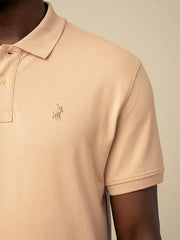 Polo Mens Essential Pique Ss Golfer Pink
