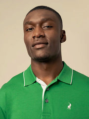 Polo Mens Sm Tipped Ss Golfer Dark Green