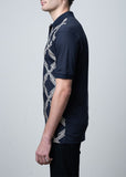 Polo Mens Geo Print Golfer In Navy