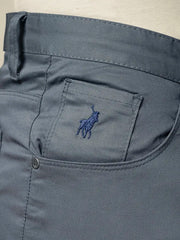 Polo Mens Essential Slim Leg Chino Grey